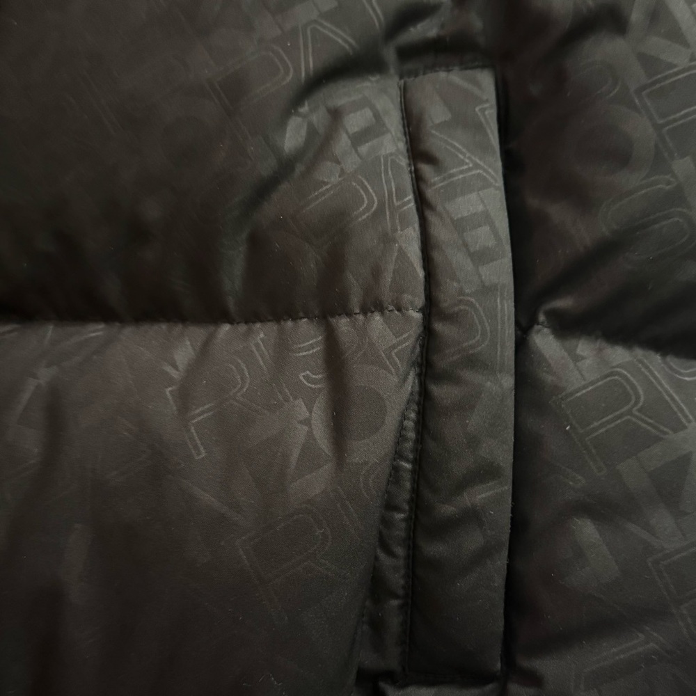 KENZO PARIS Monogram Logo Puffer Jacket Black XS - Picture 6 of 9